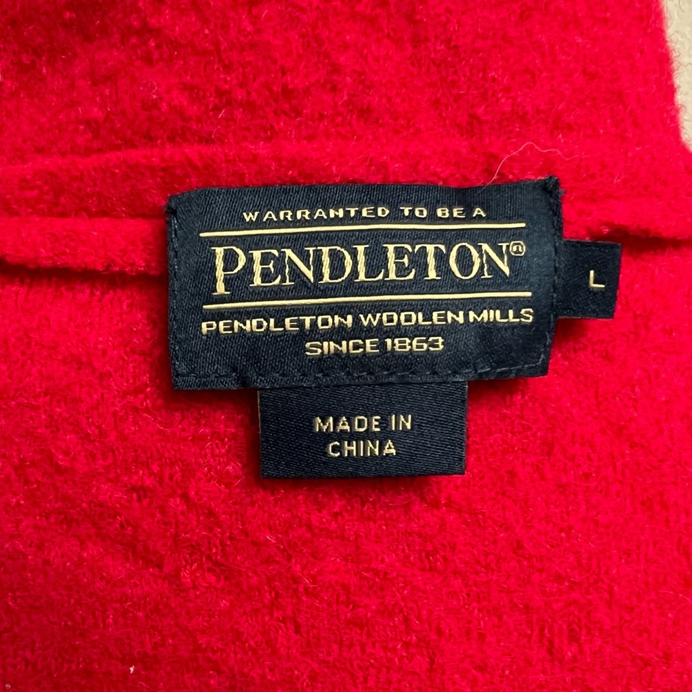 Vintage Pendleton 100% Merino Wool Light Weight Jacket - Picture 9 of 16